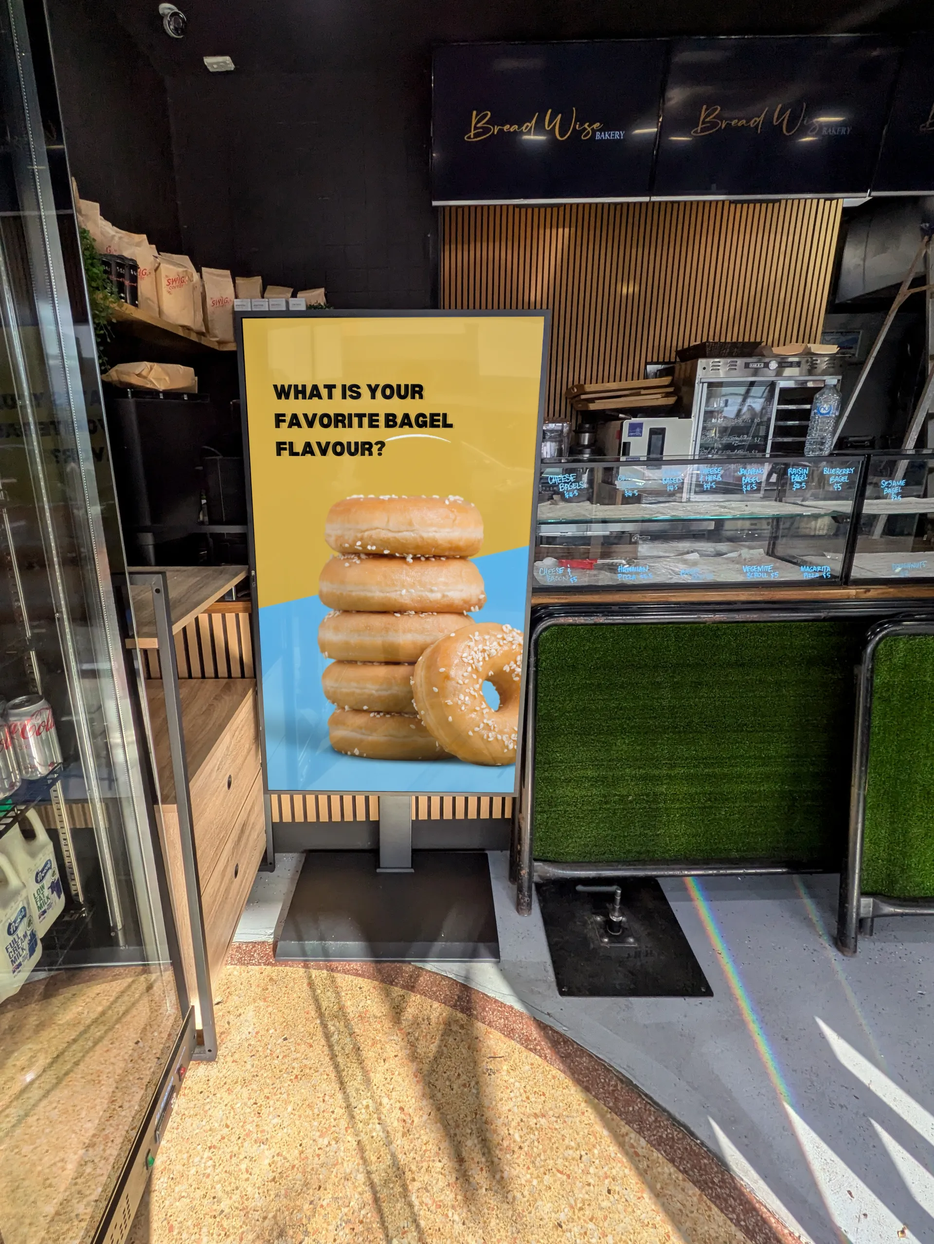 Breadwise Digital Menu Board