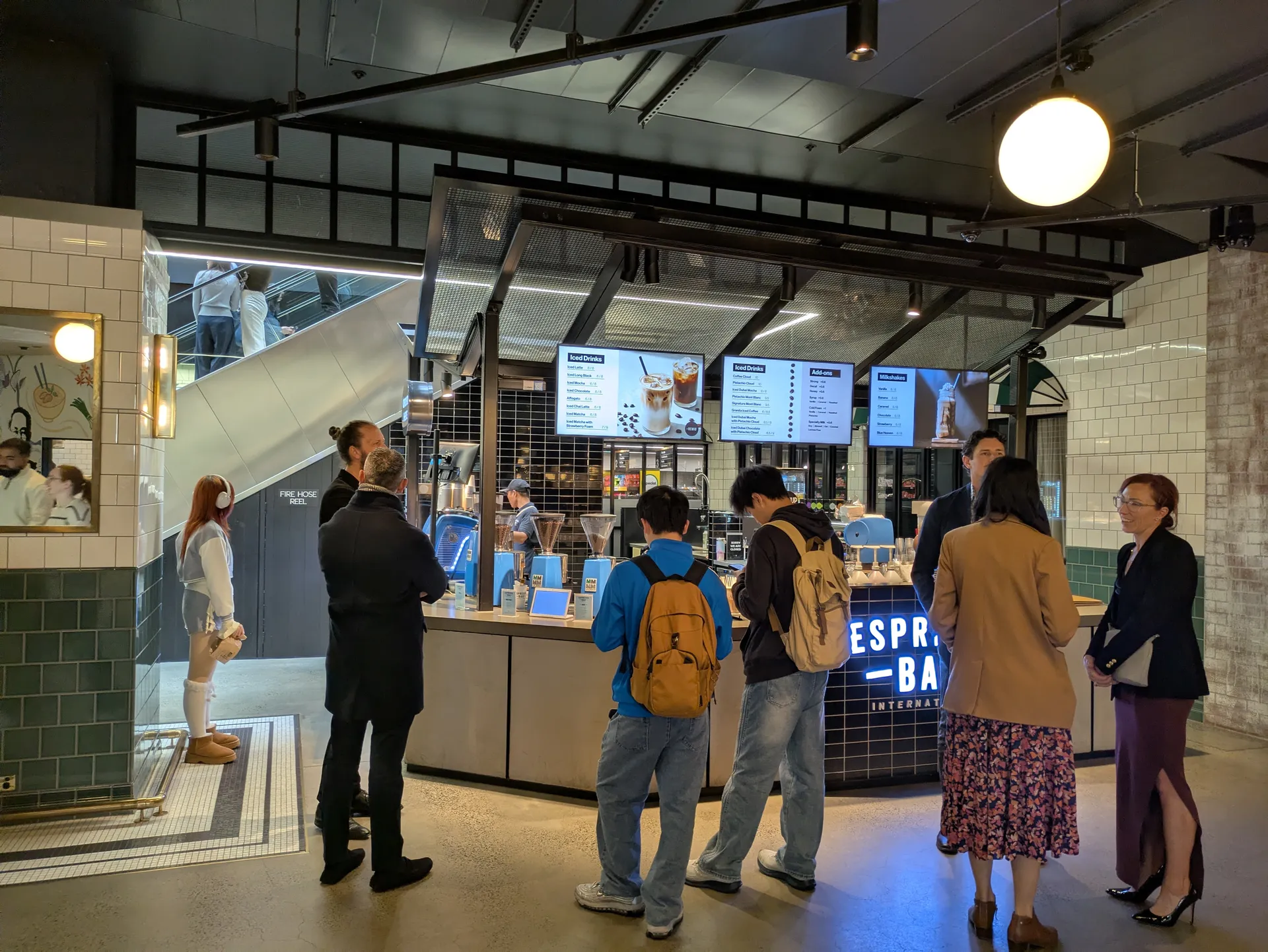 Espresso Bar International Digital Menu Boards Iced Drinks Milkshakes Melbourne