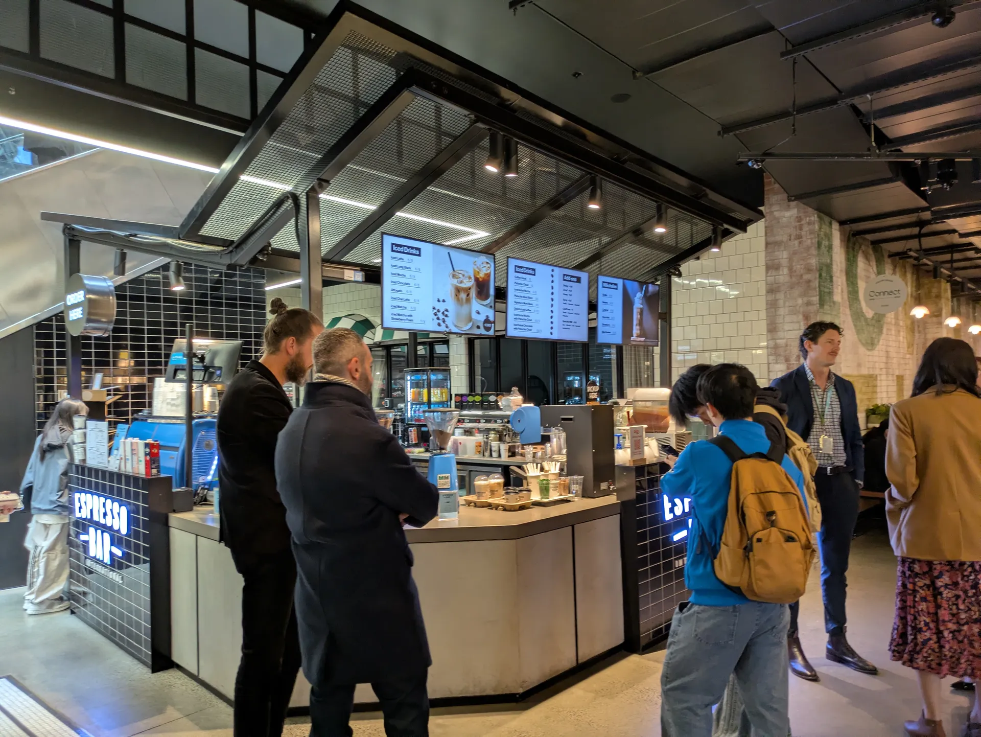 Espresso Bar International Coffee Shop Digital Signage Menu Display