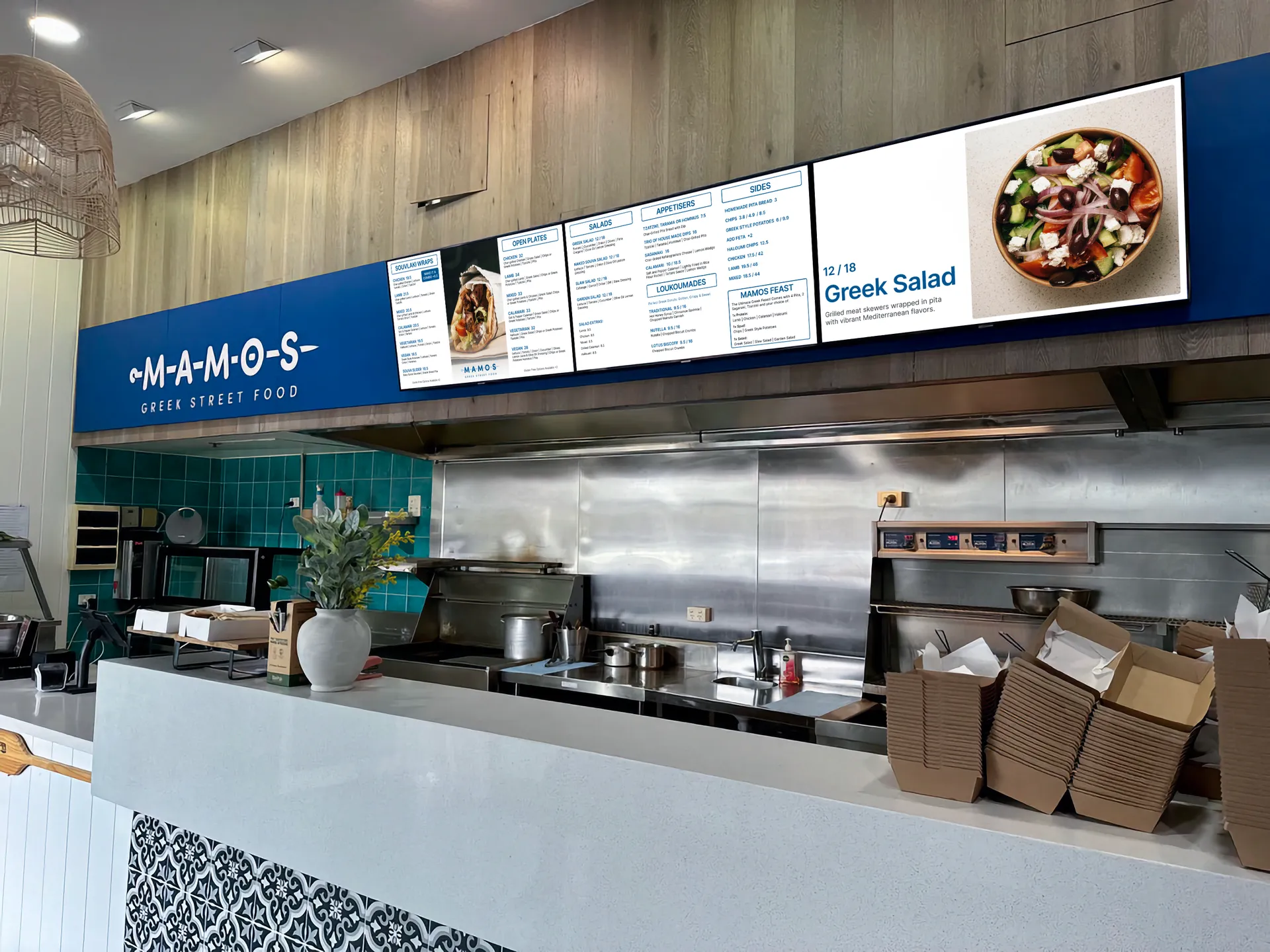 Mamos Digital Menu Board