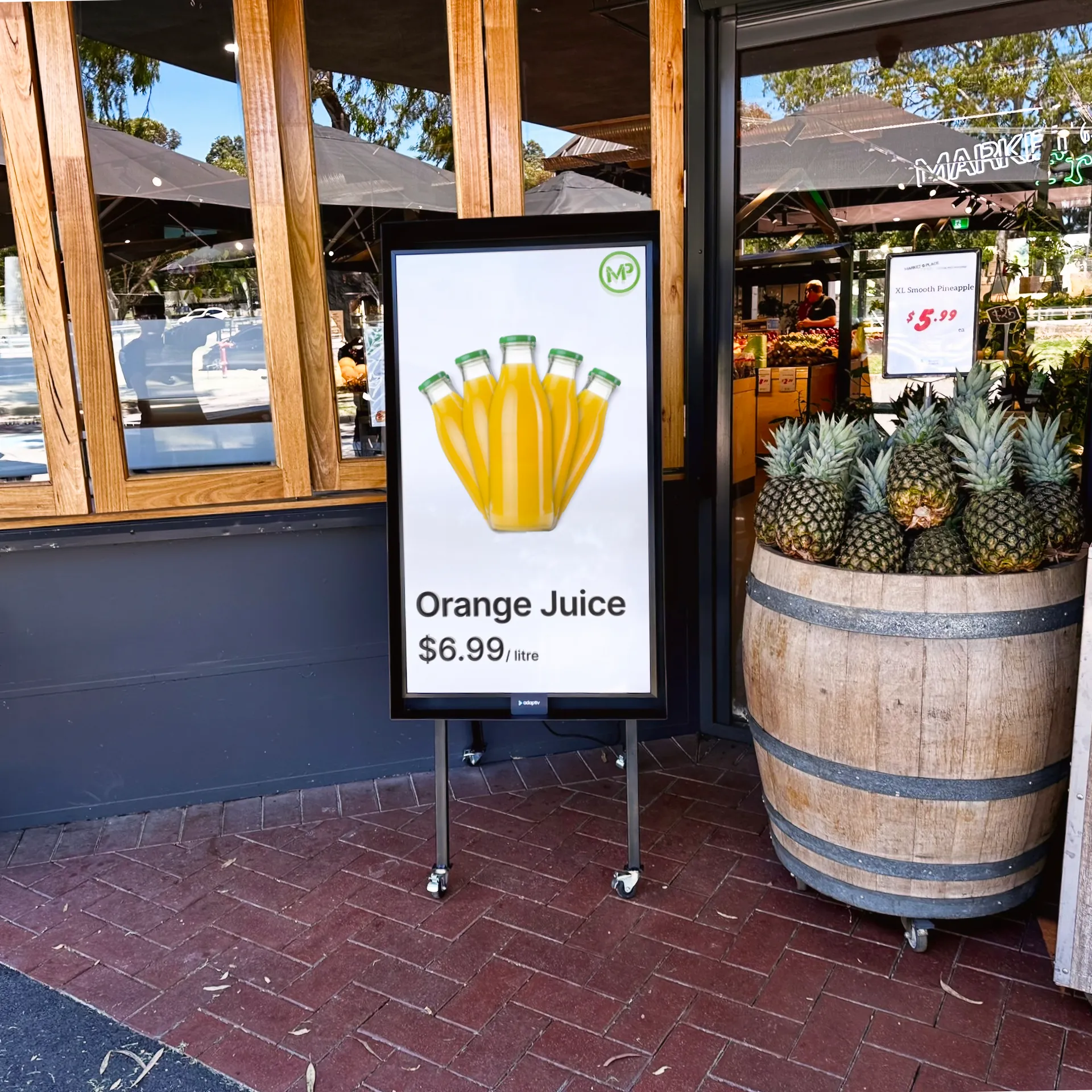 Marketplace Fresh Supermarket Outdoor Digital Signage LED Display Melbourne