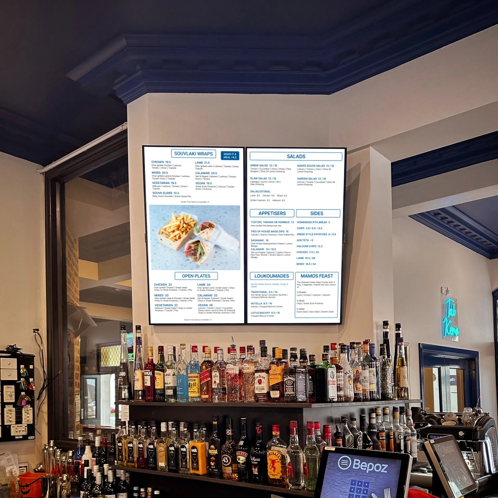 Hotel Traralgon Digital Menu Boards LED Display Victoria