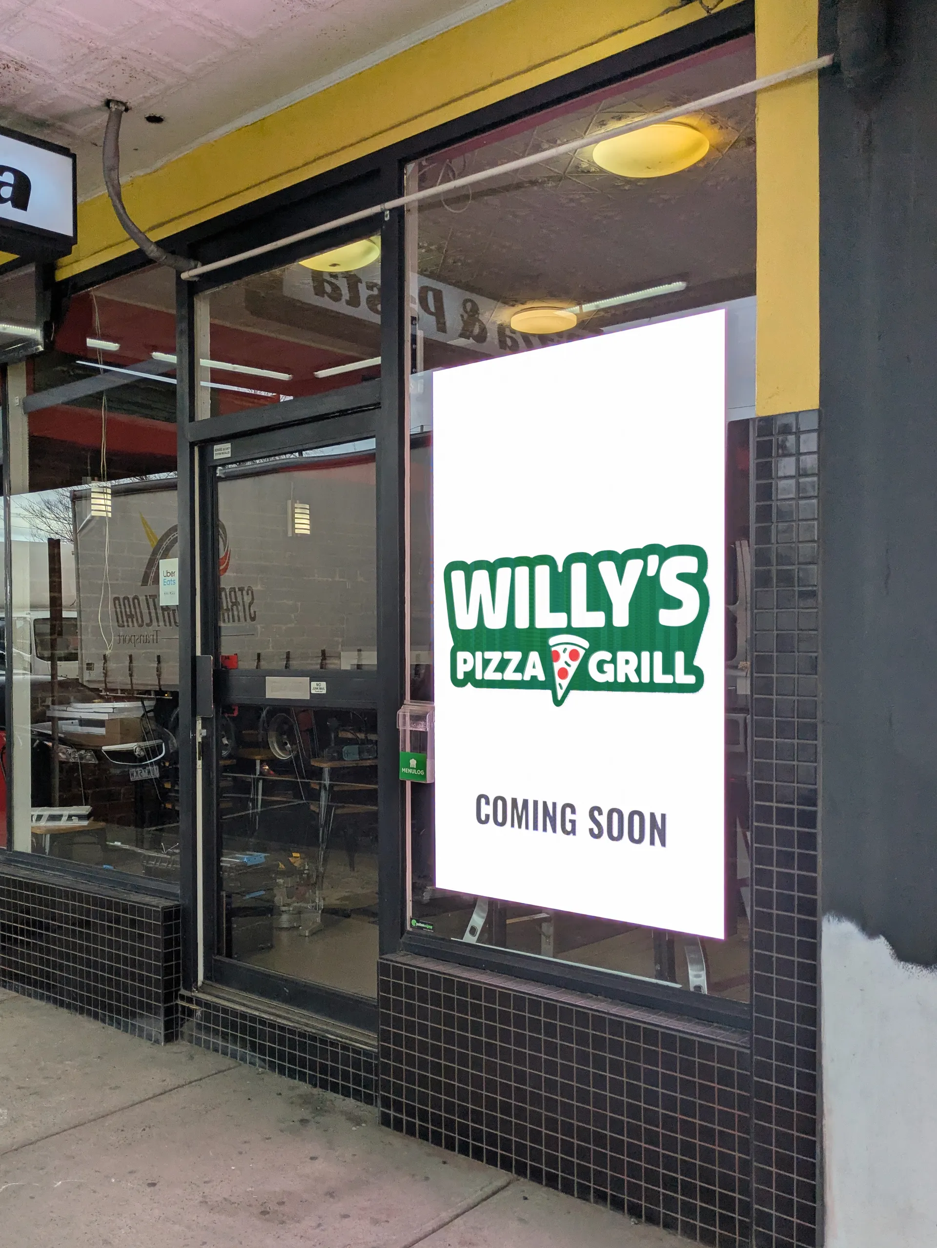 Willys Pizza Yarraville LED Digital Signage Menu Boards Melbourne
