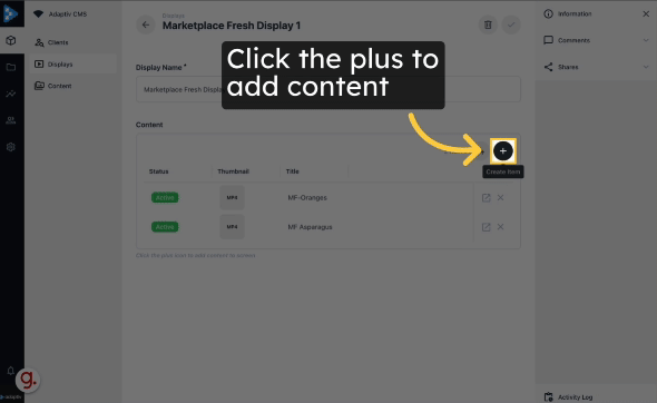 Instant Menu Updates